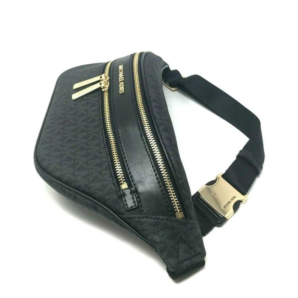 Michael Kors Kenly Women Medium Sport Bag Black - Picture 3 of 5